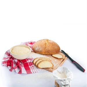 Hævekurv til brød, rund, mellem